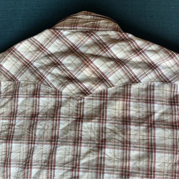 Wrangler Men's Casual Long Sleeve Plaid Shirt - Picture 6 of 7